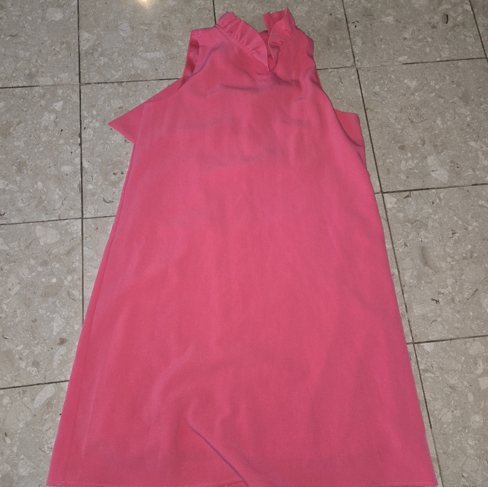 Anne Klein NEW Pink Dress With Cute Bow Sz 6